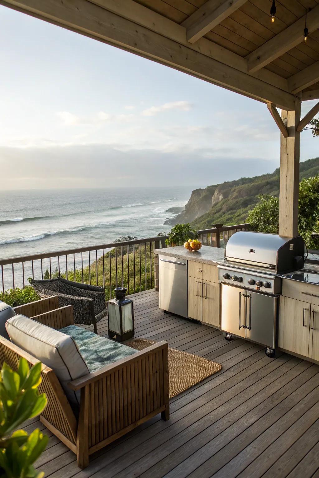 Cook and entertain with ease on your deck.