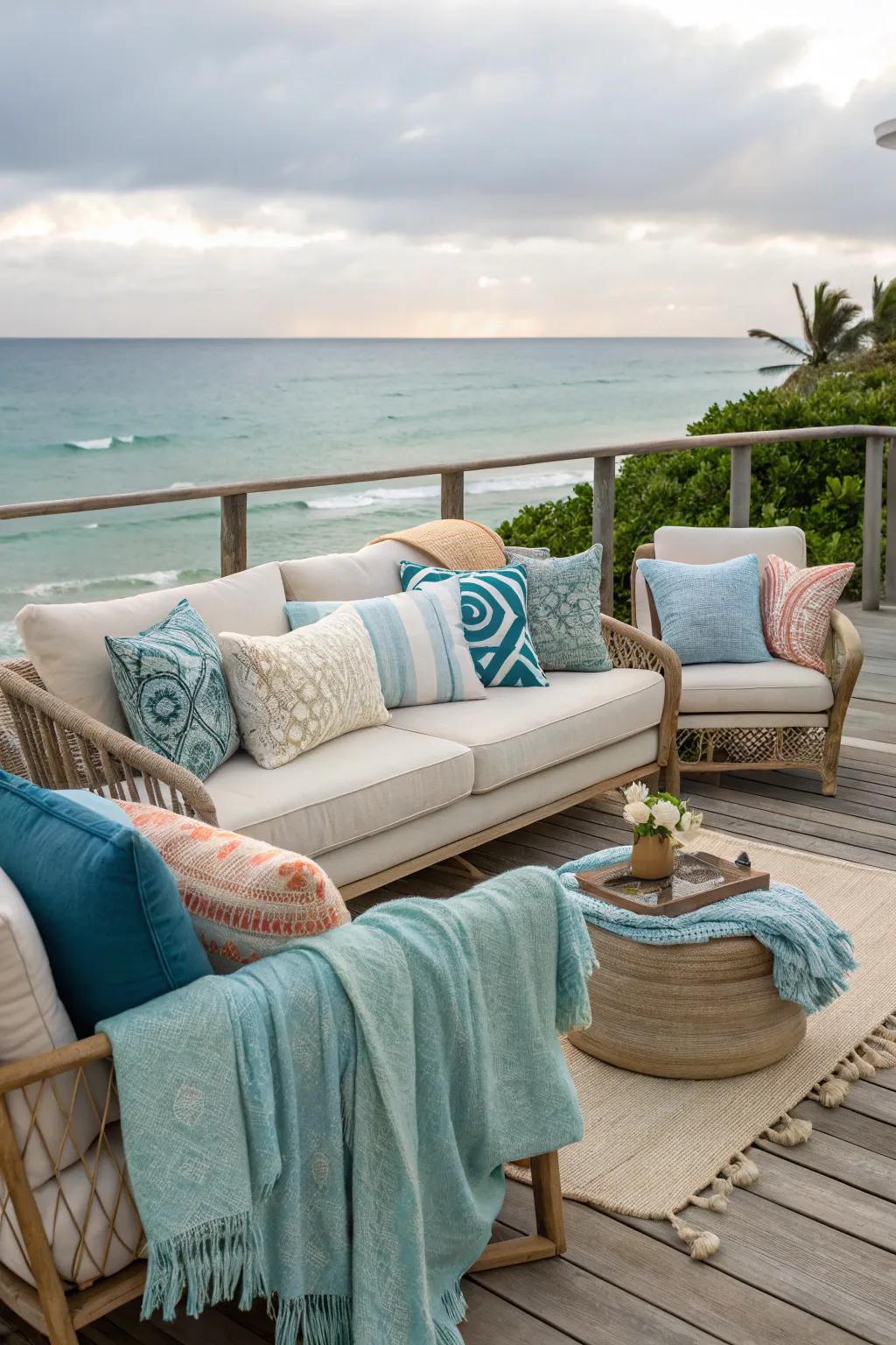 Invite comfort and style with plush seating arrangements.