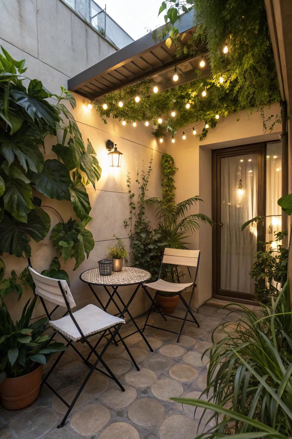 Foldable furniture offers versatility and convenience.