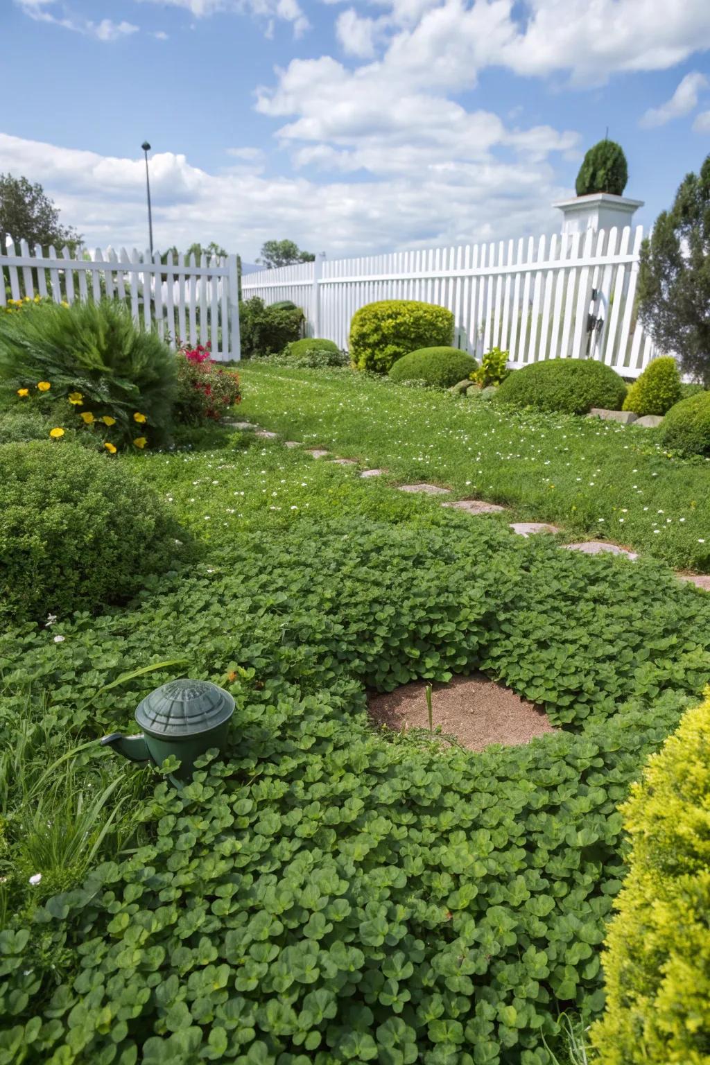 Eco-friendly ground covers offer sustainable beauty.