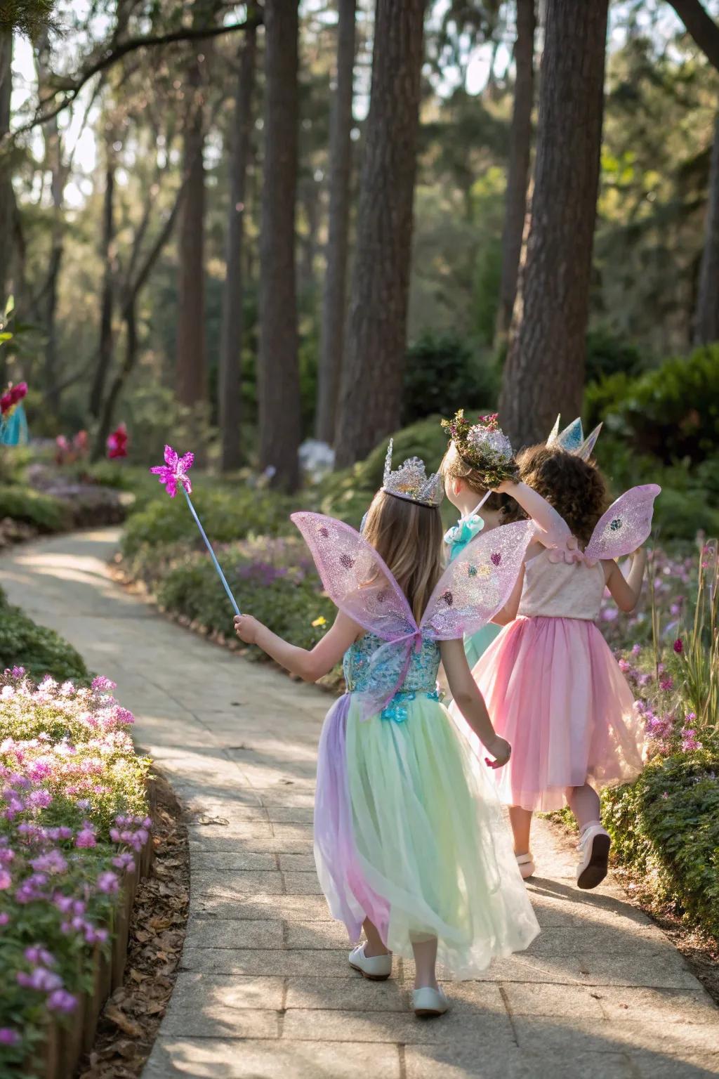 A fairy parade is a fun and festive way to conclude your picnic.