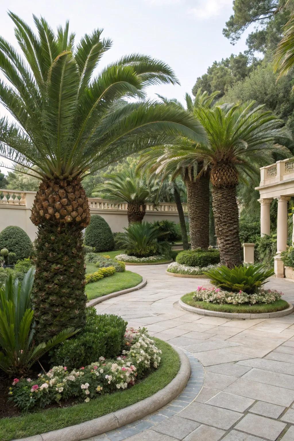 Sago palms as living sculptures in your garden.