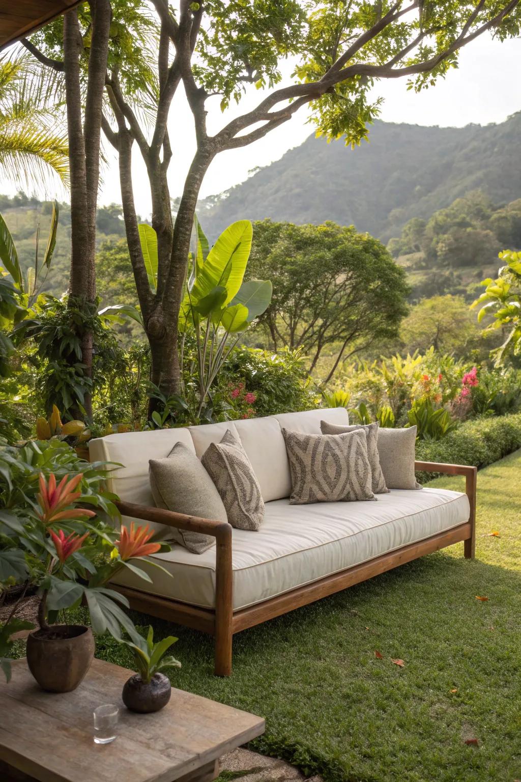 Sustainable style with eco-friendly fabric choices.