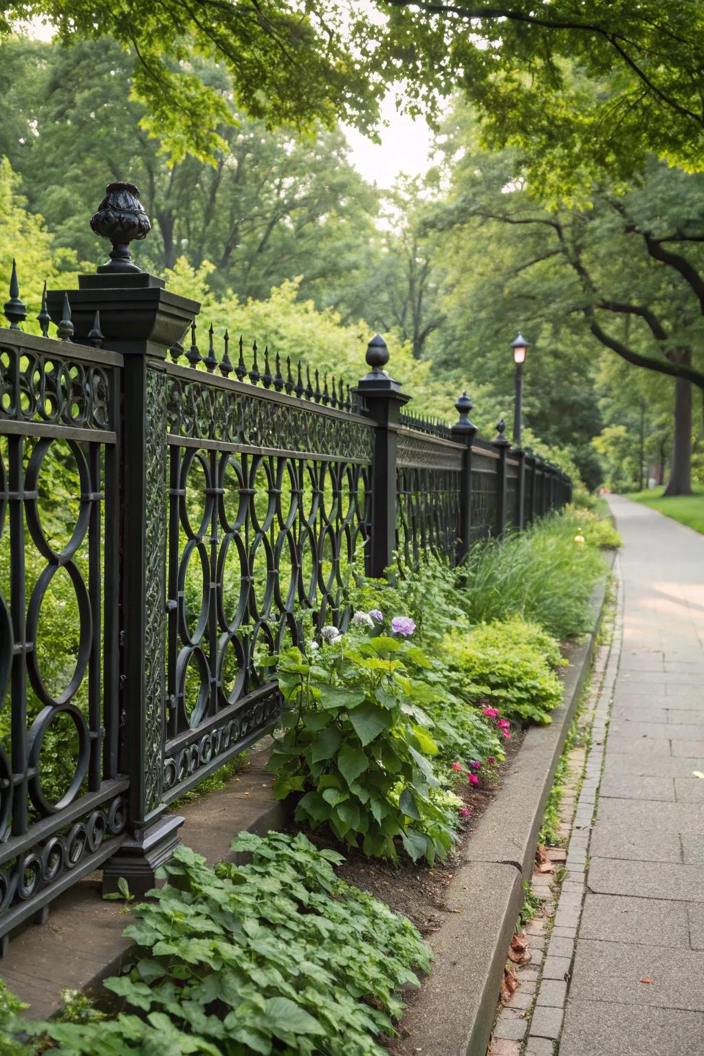 Make a bold statement with black-coated panels.