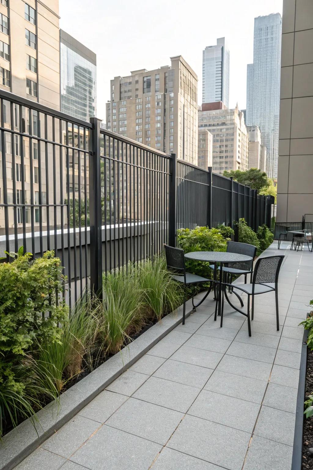 Achieve modern minimalism with slimline panels.