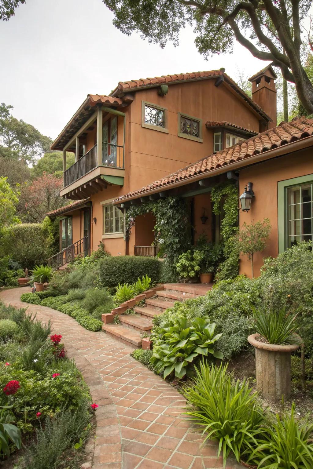 Earthy shades add warmth and coziness.