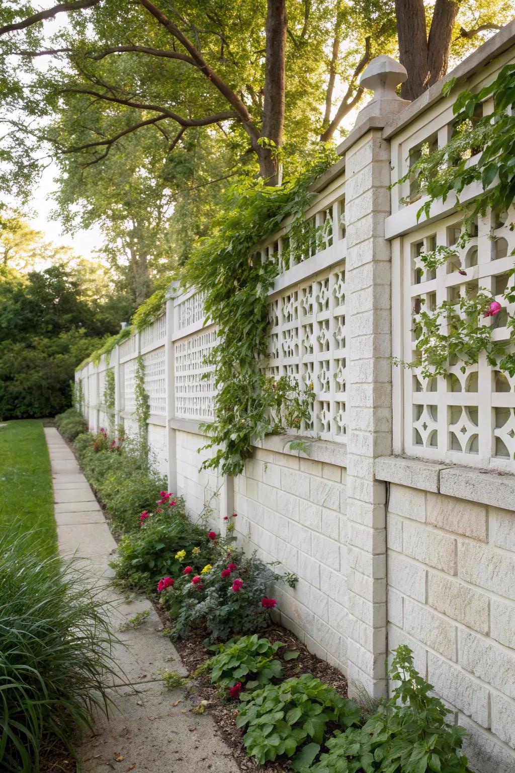 Lattice panels bring elegance and natural beauty to your wall.