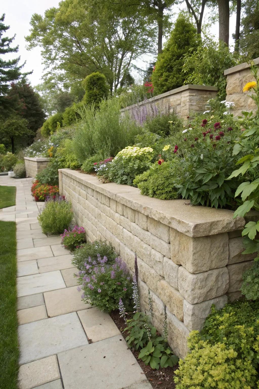 Seamless integration with landscaping enhances garden aesthetics.