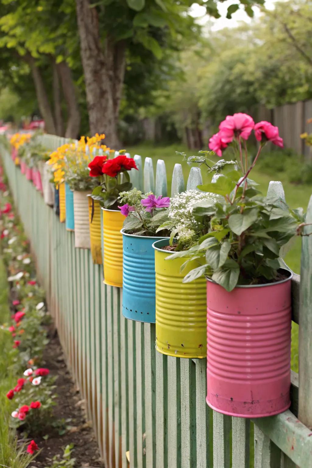 Recycled materials can add a unique and sustainable touch to your fence.