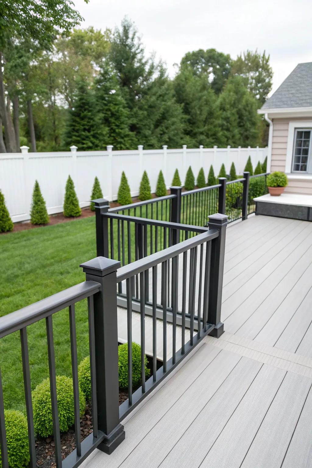 Modern composite caps offer style and resilience.