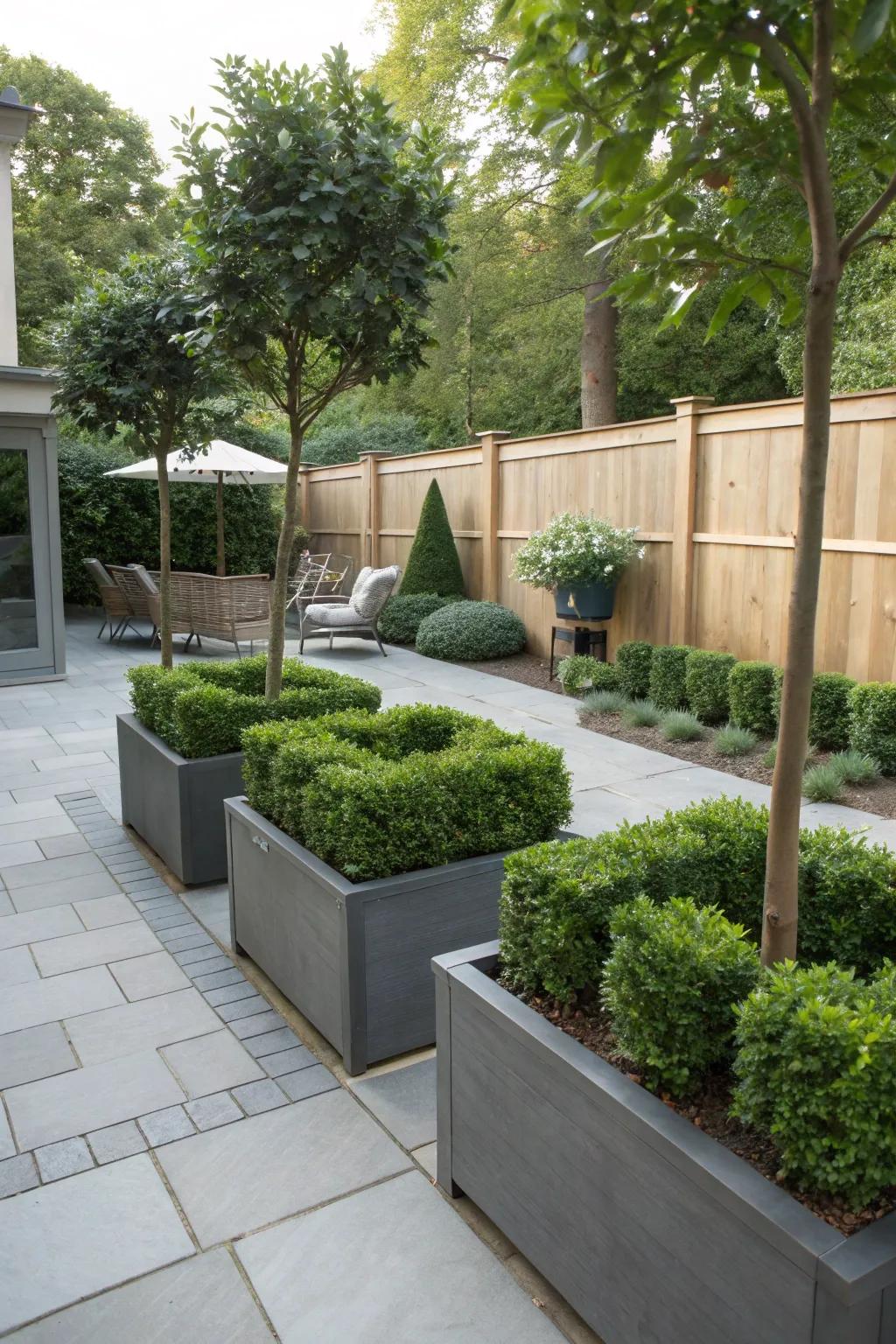 Add structure with natural dividers.