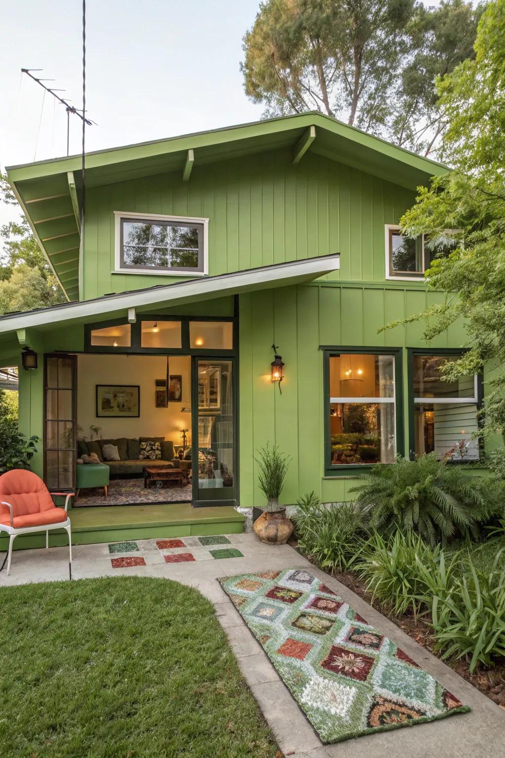 Avocado green is a fun nod to retro style.