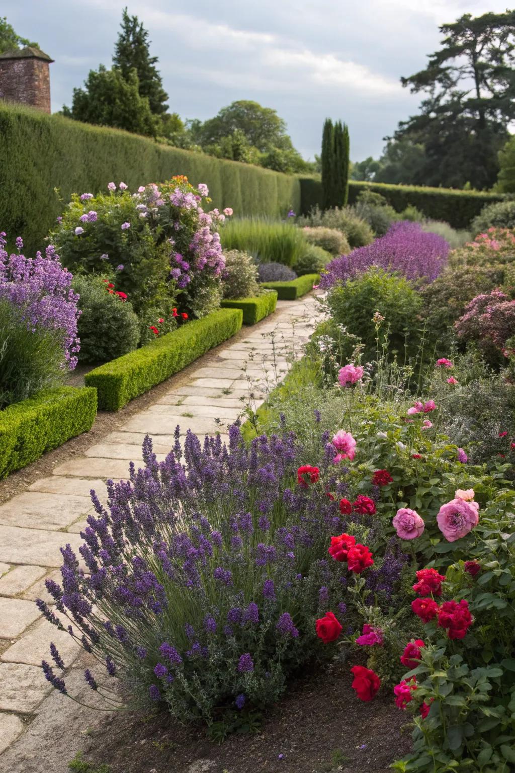 Fragrant plants enhance the sensory experience of a garden.