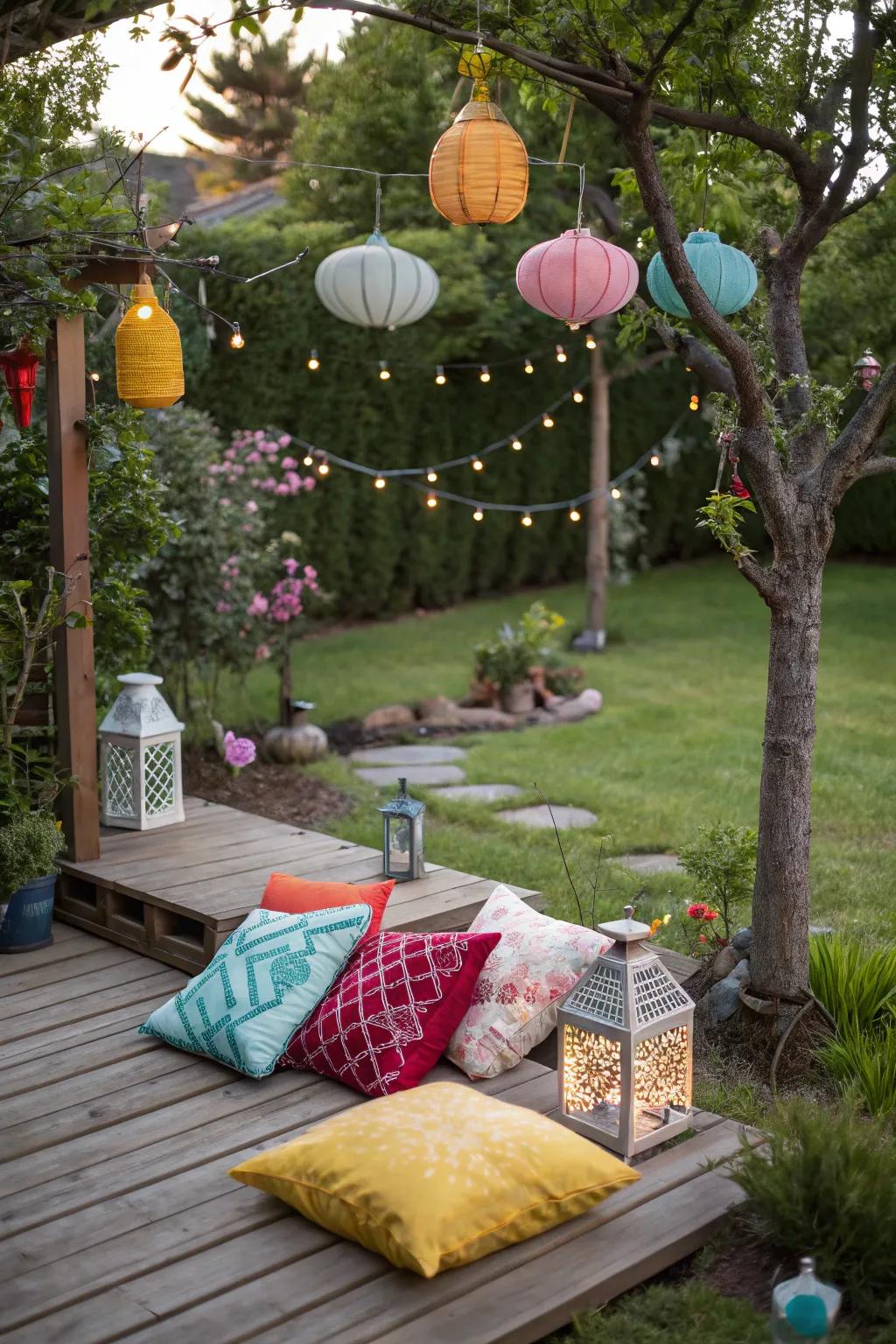 Decorative elements bring personality and style to your backyard.