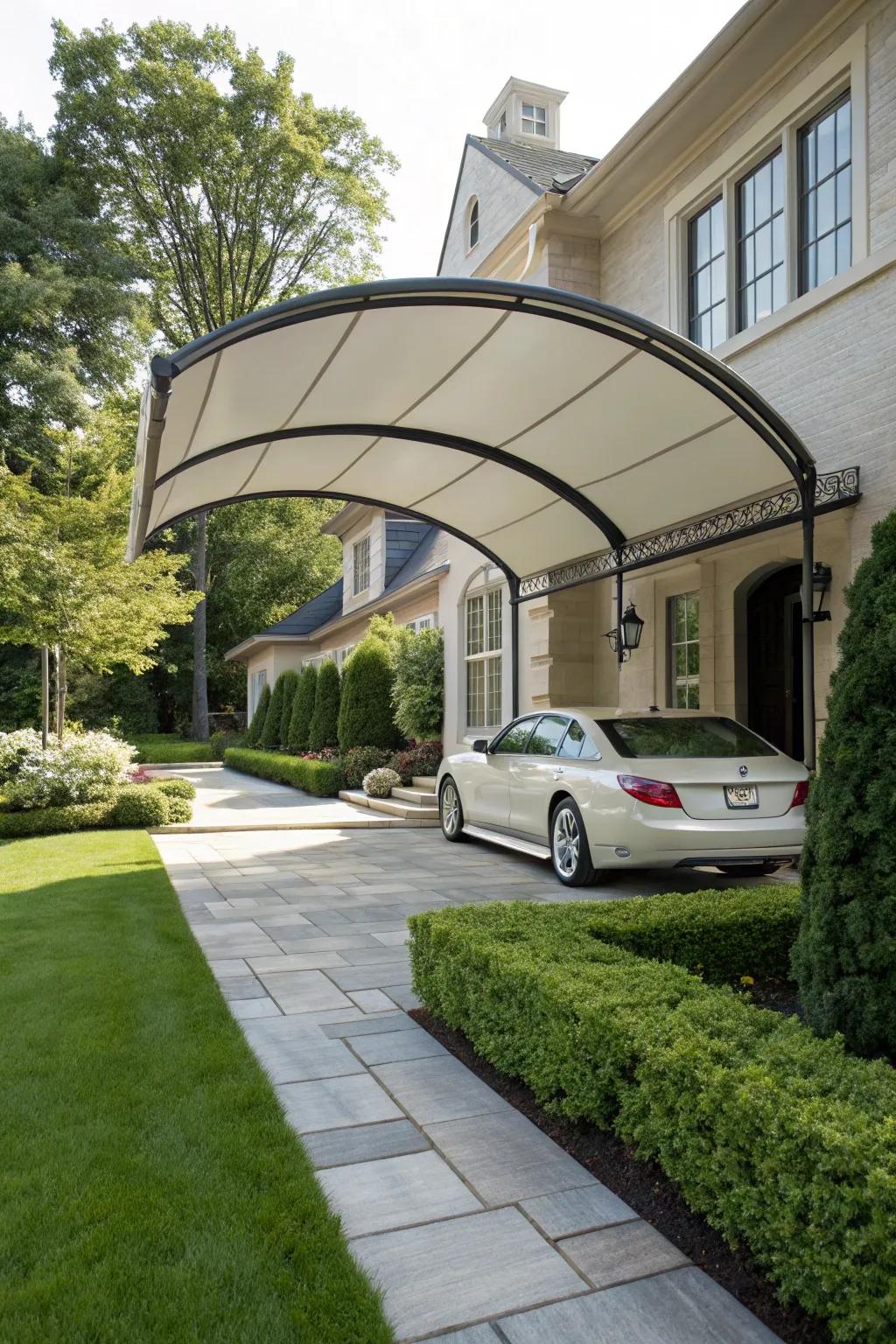 Graceful arches for an elegant touch.