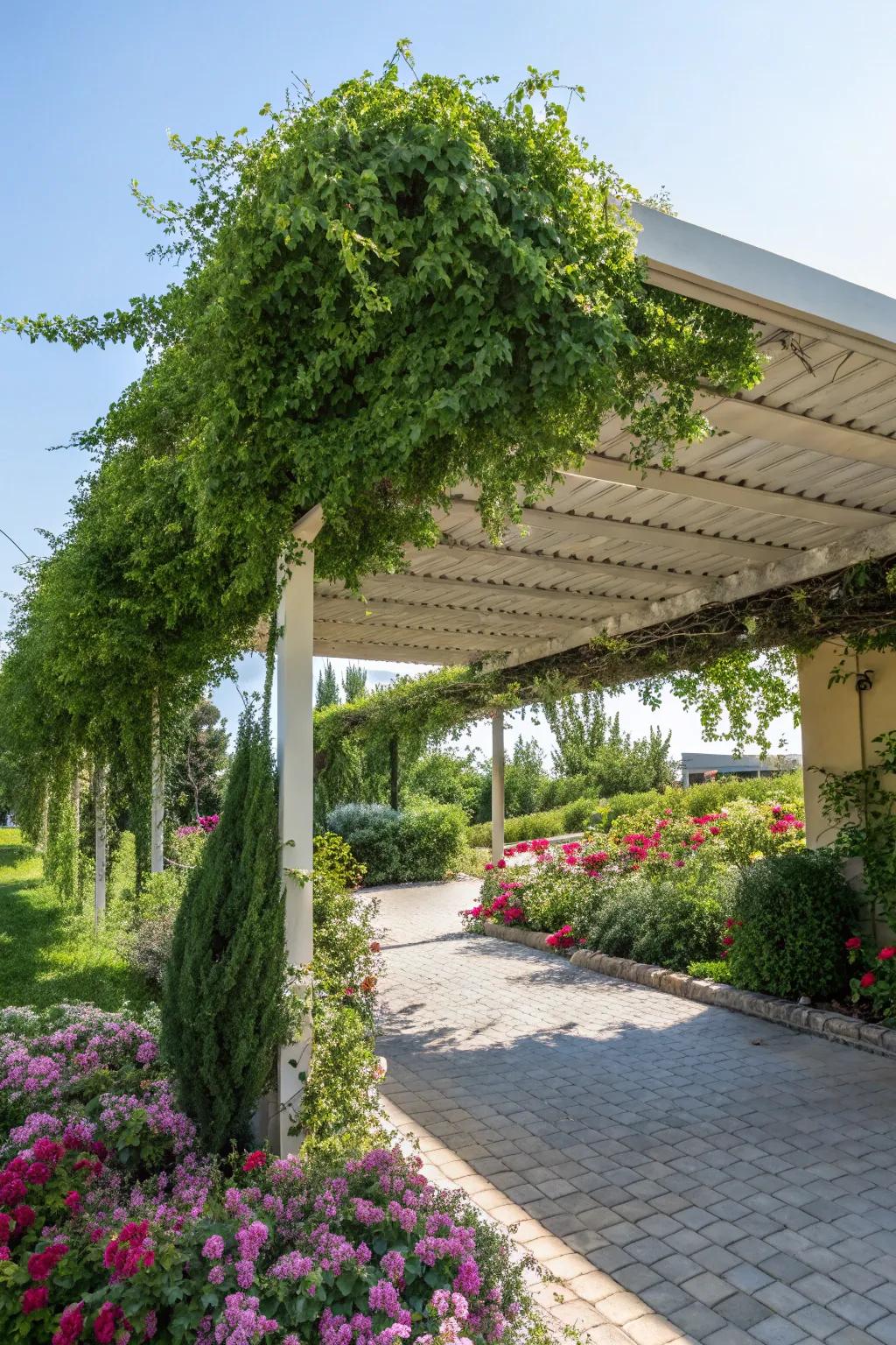 A green canopy for a natural sanctuary.