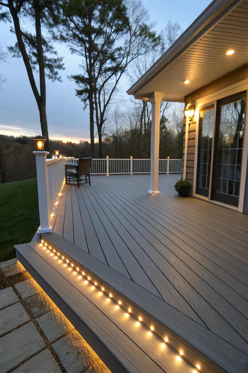 Built-in LEDs provide a sleek, modern lighting solution.