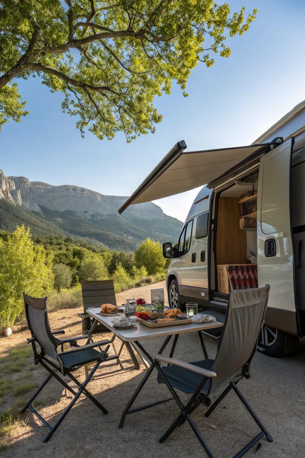 Enjoy outdoor living with a well-planned patio setup.