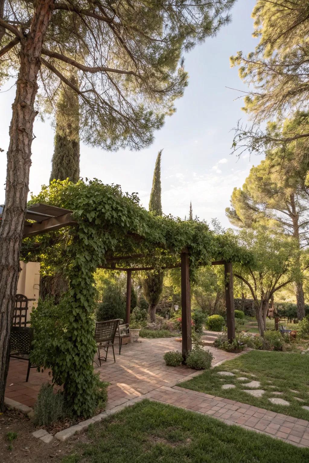 Find solitude in a private garden haven.