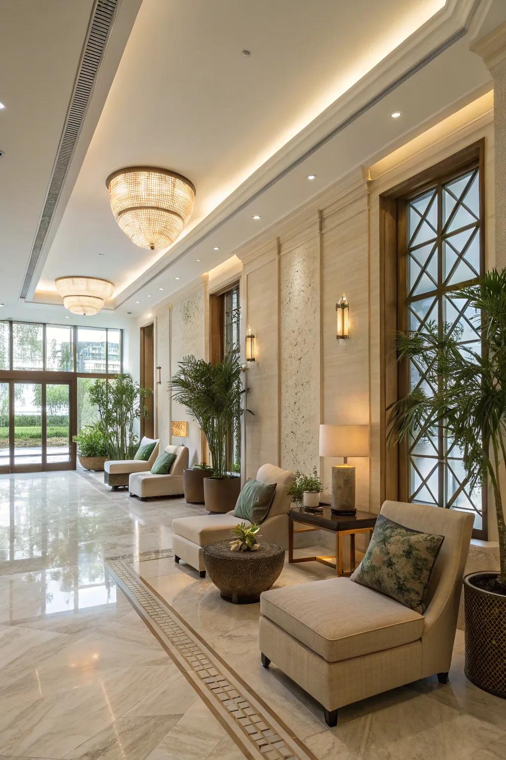 An open and spacious layout that promotes relaxation.