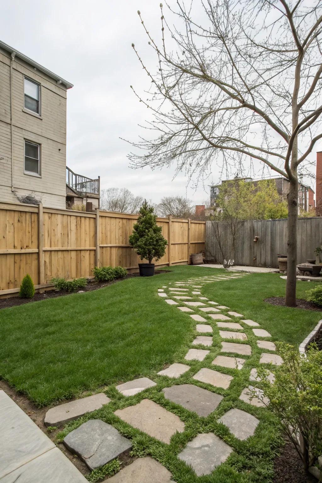 Diverse textures add charm to your backyard.