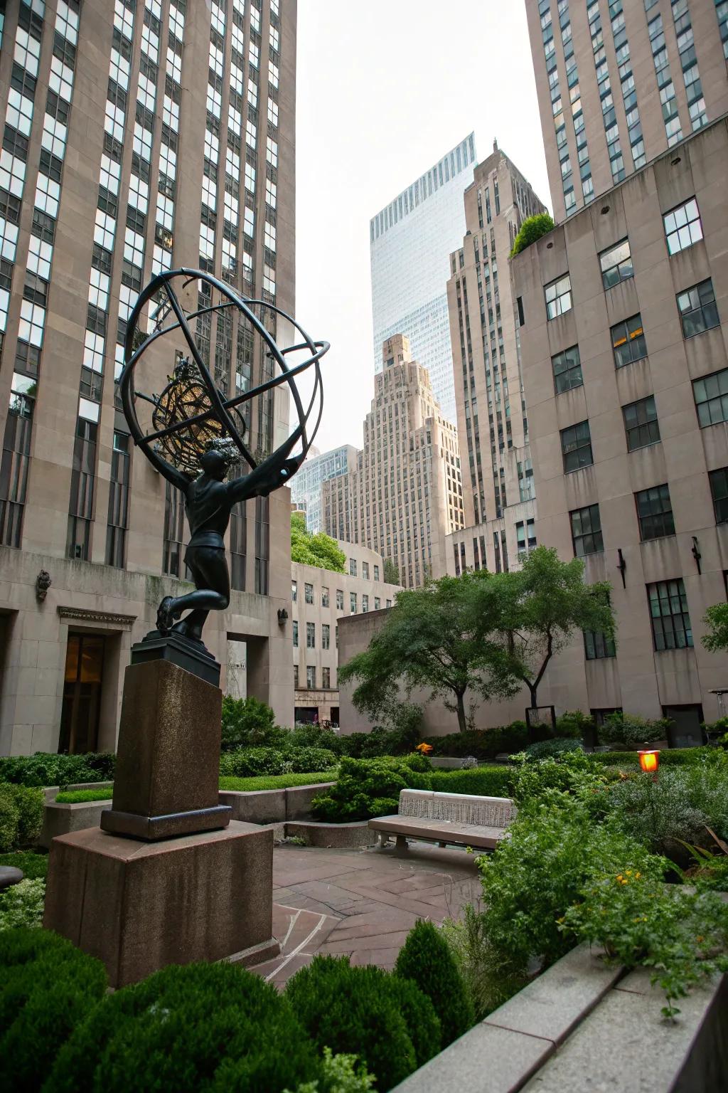 Sculptural elements bring art into your garden.