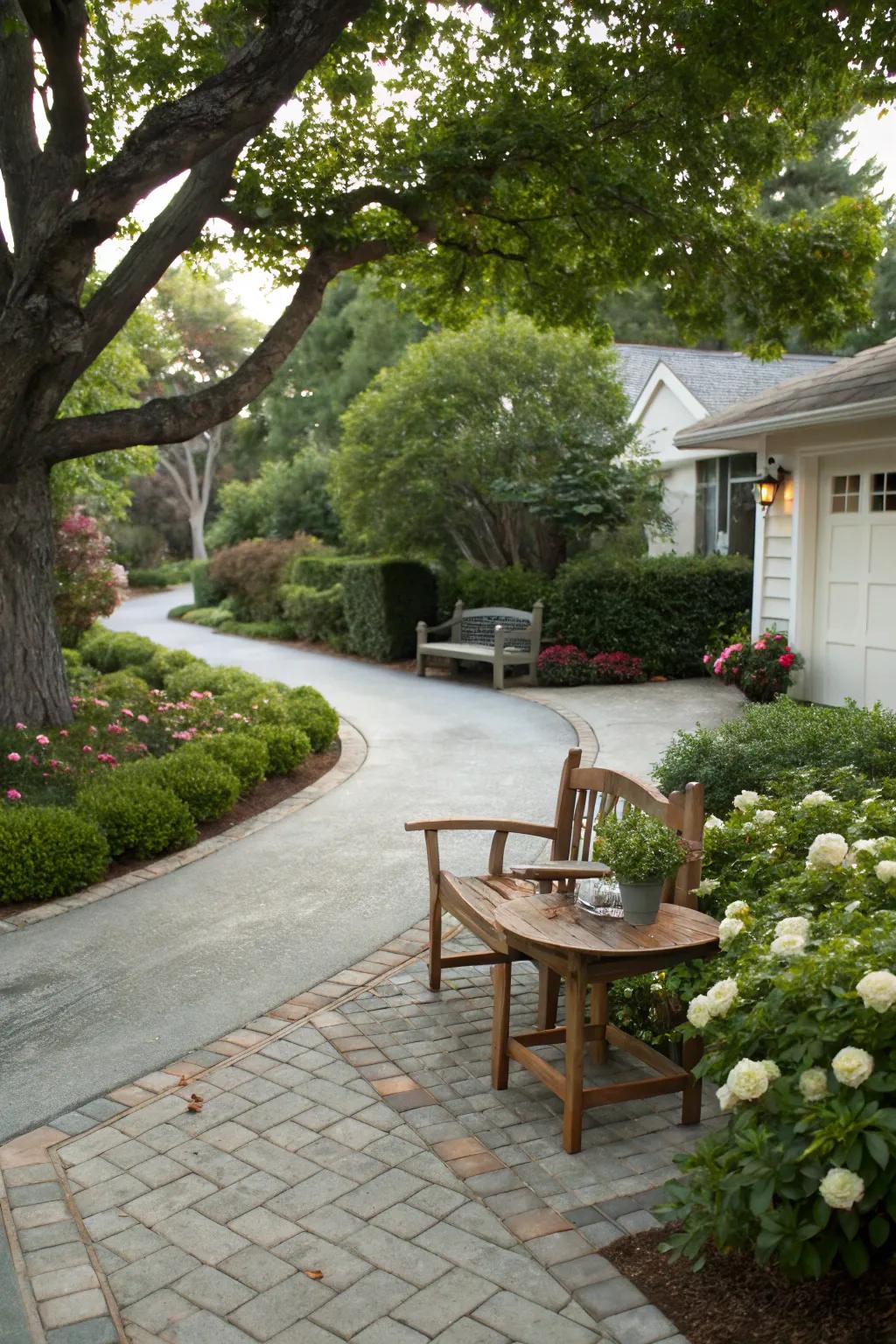 A seating area invites relaxation and conversation.