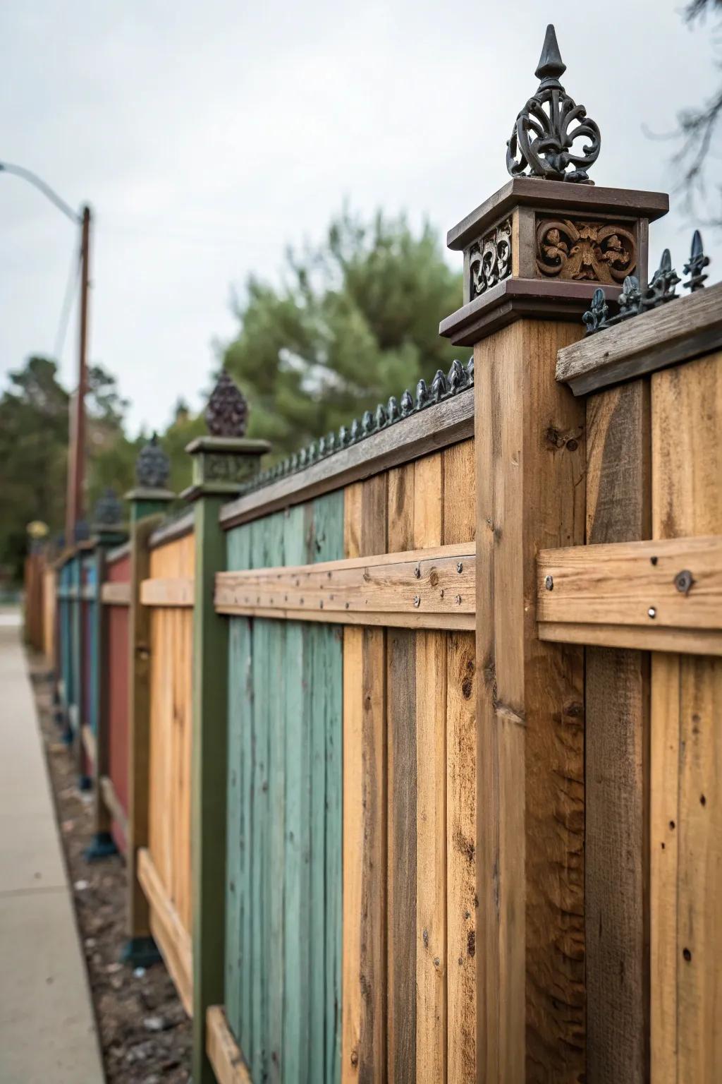 Reclaimed wood adds rustic charm and sustainability.