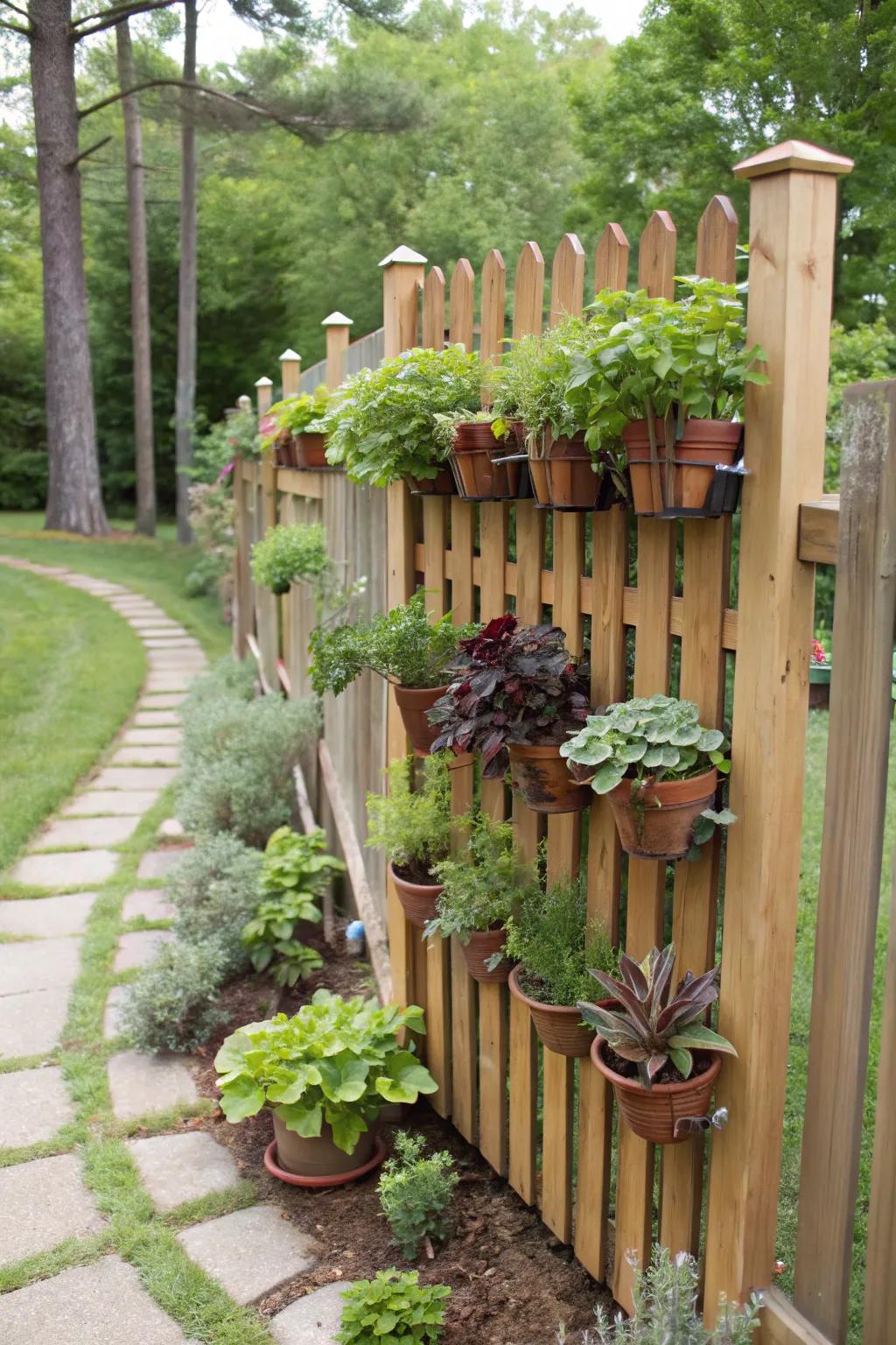Vertical gardens offer greenery and functionality.