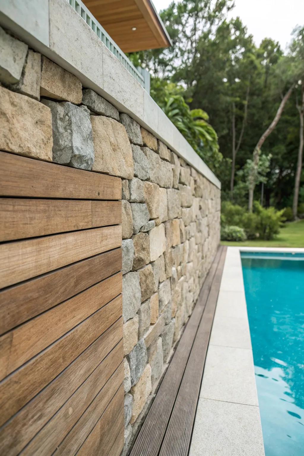 Textural elements add depth and interest.