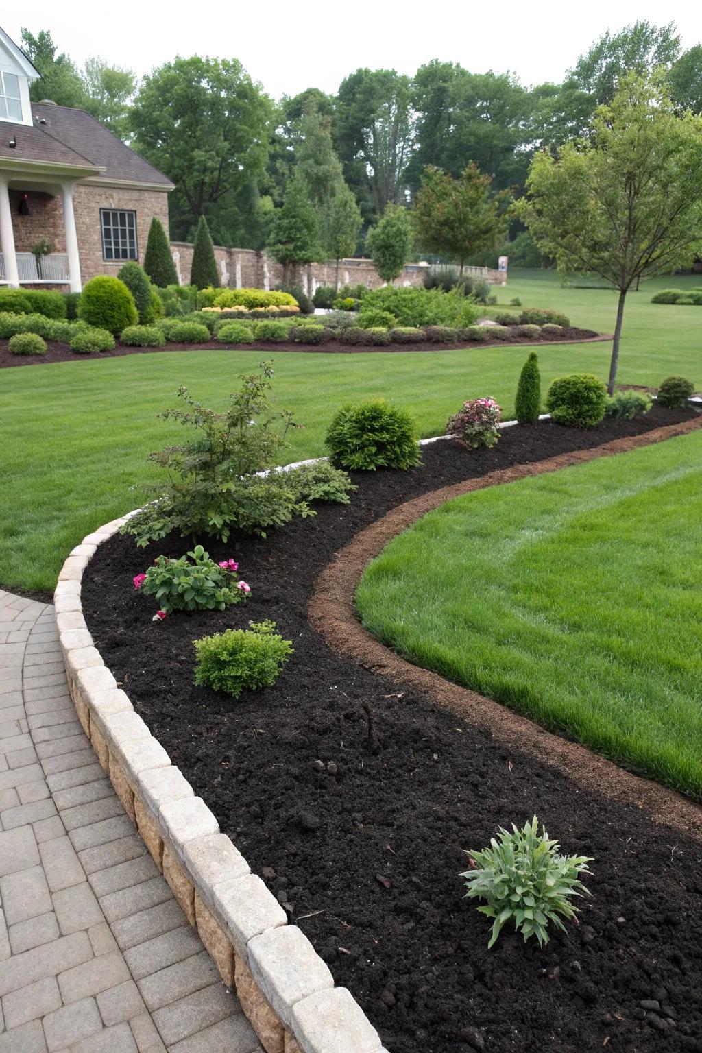 Manicured beds offer a tidy and elegant look to your landscape.
