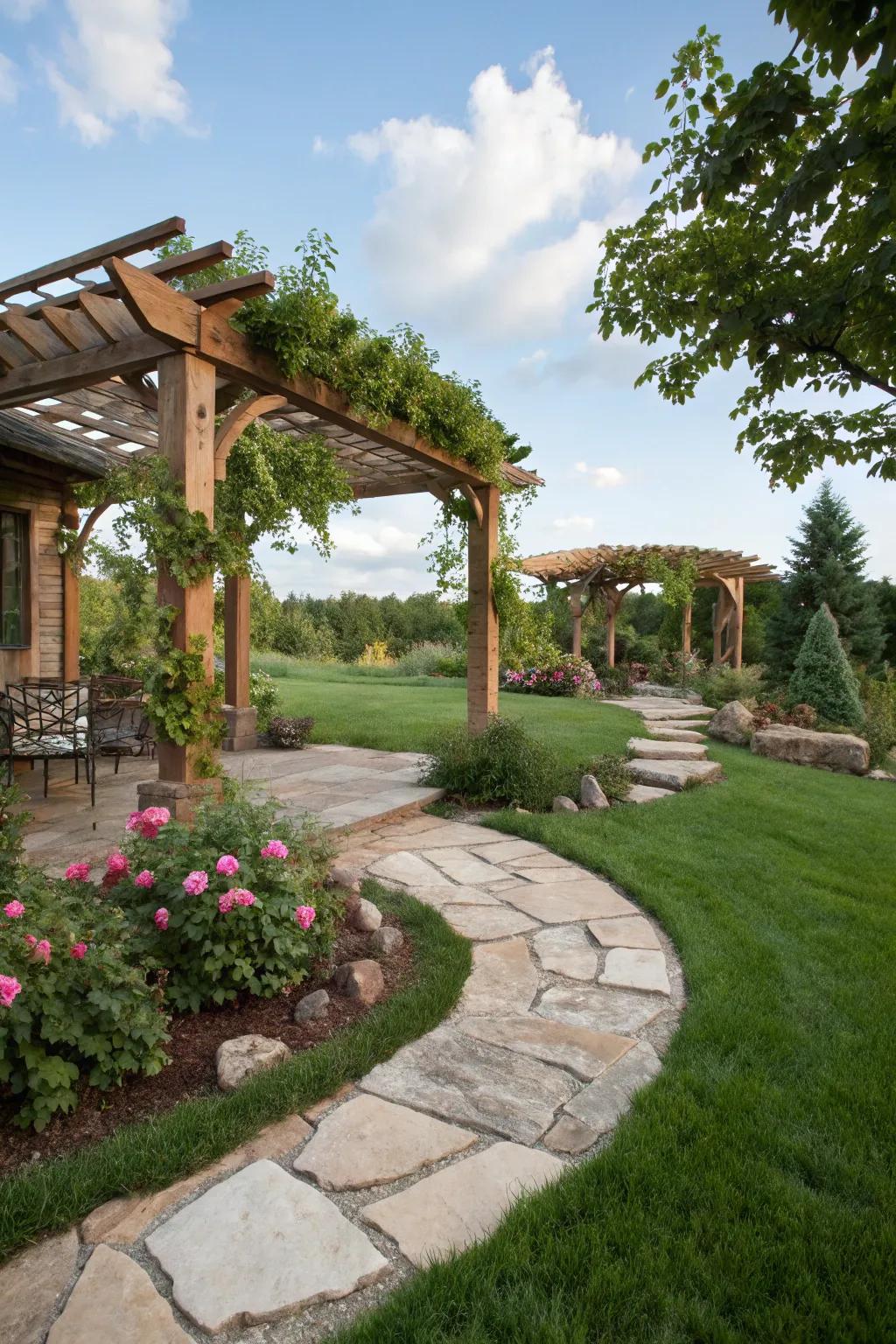 Natural materials like wood add warmth and authenticity.