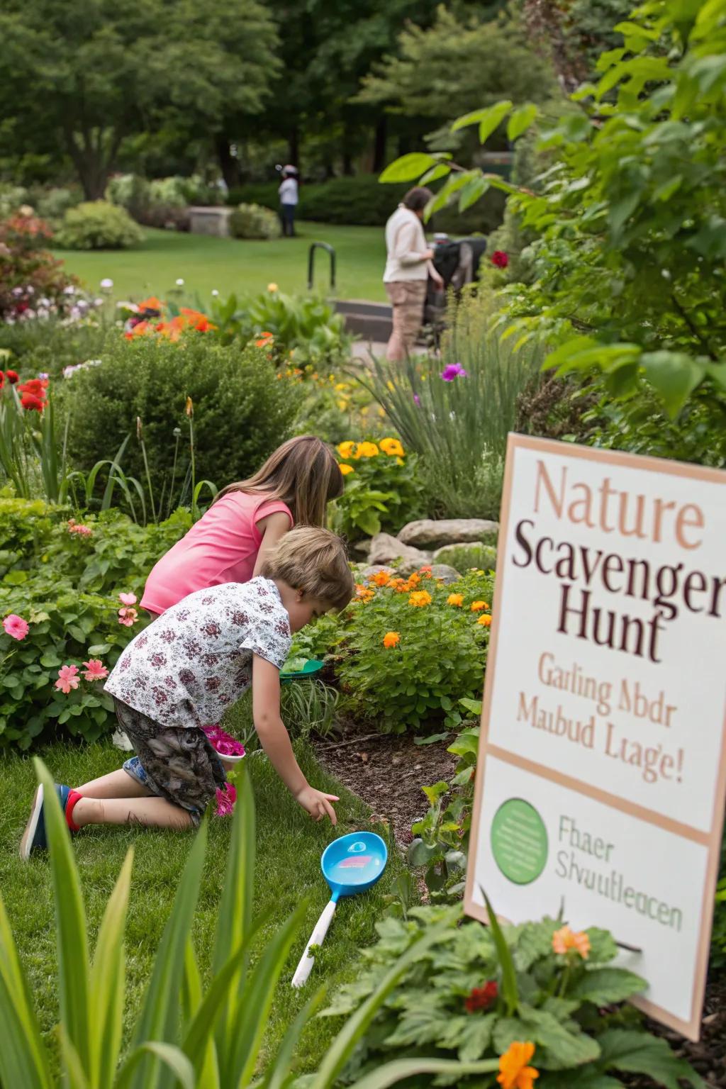 Transform your garden into a thrilling scavenger hunt adventure.