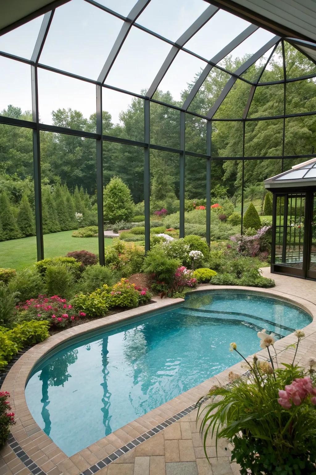 Capture breathtaking views with strategic pool placement.
