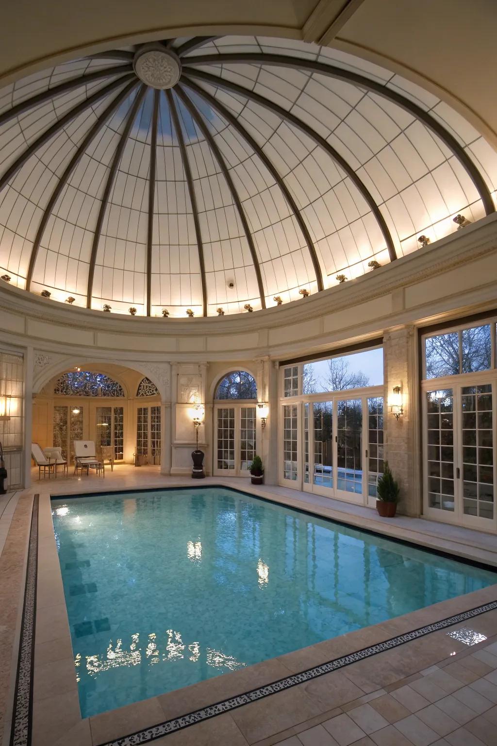 Add character with a striking roof design.