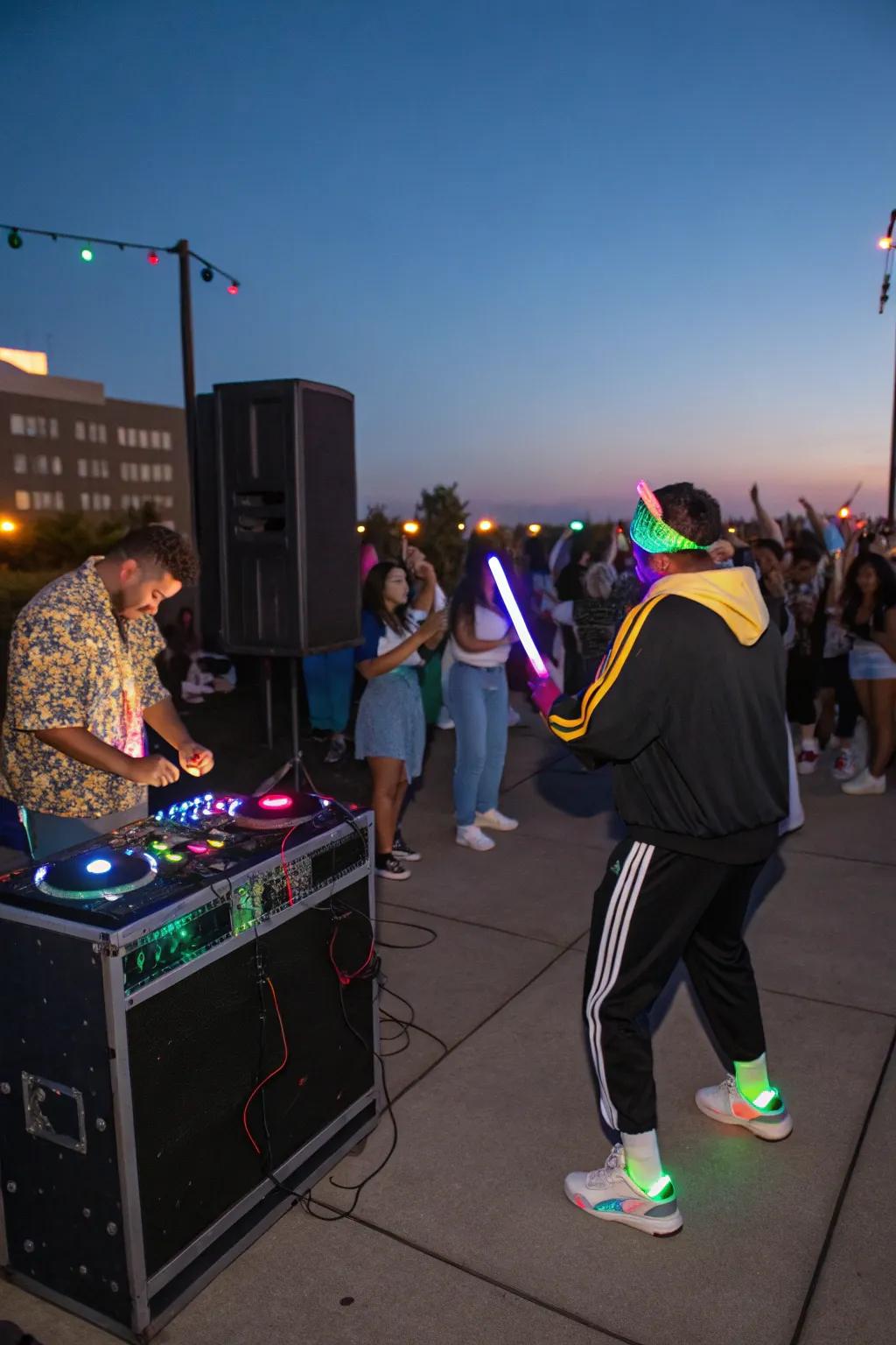 Dance the night away at a vibrant 90’s themed dance party.