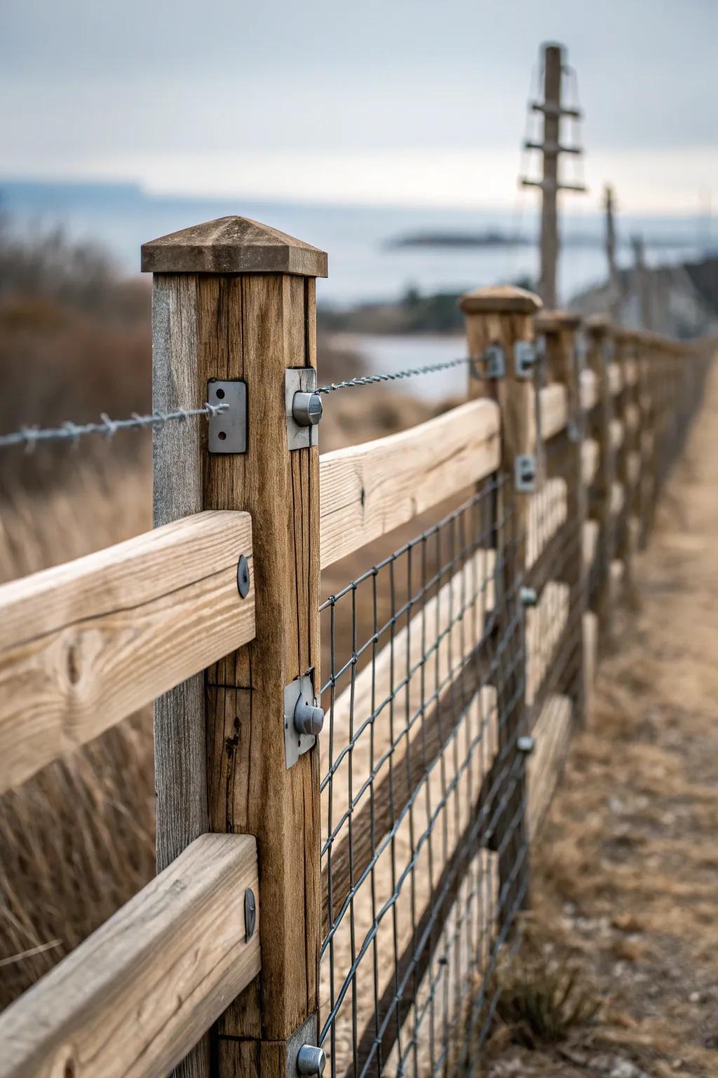 Explore unique textures by mixing materials.