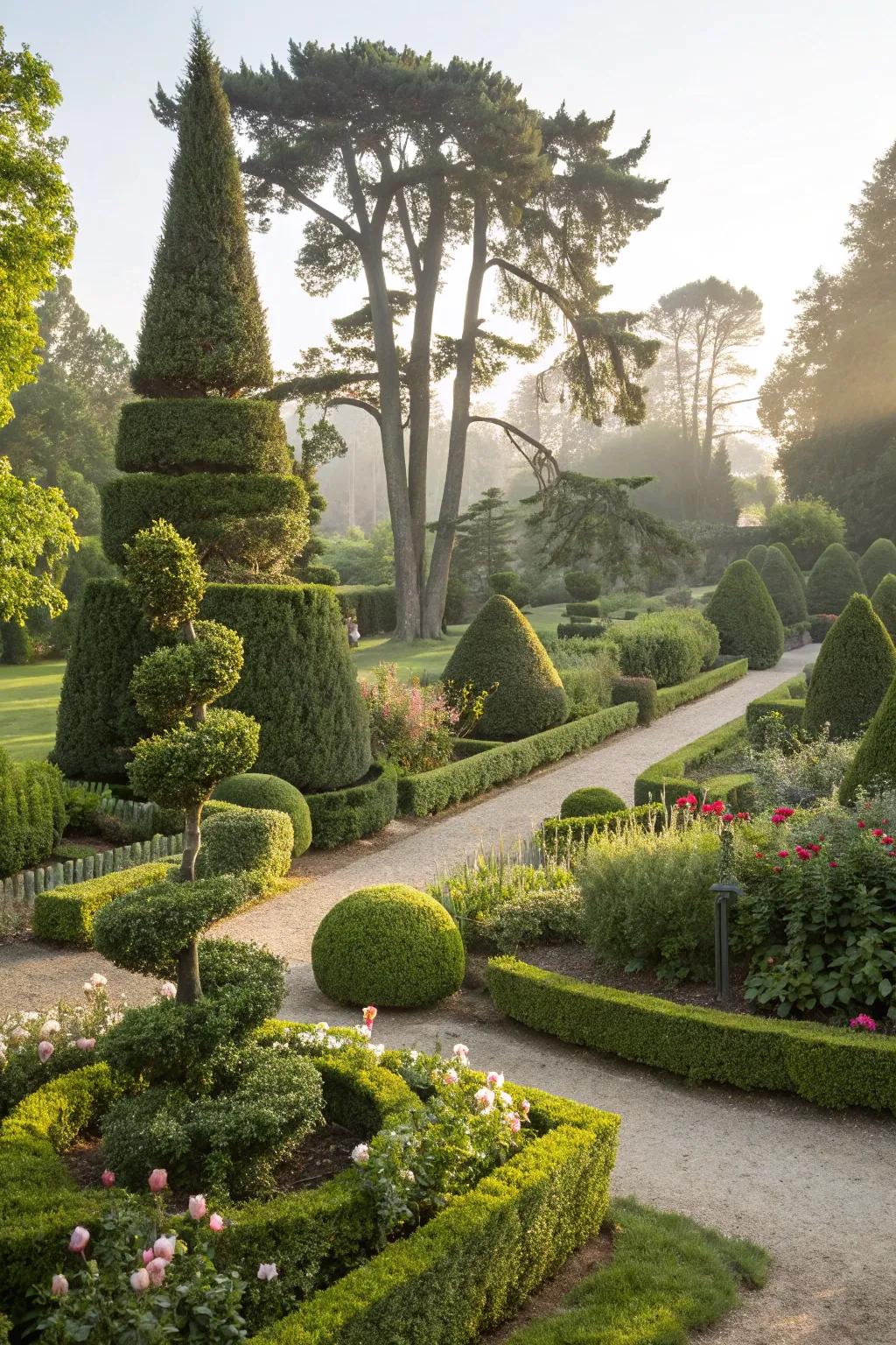 Topiary adds whimsy and structure to outdoor spaces.