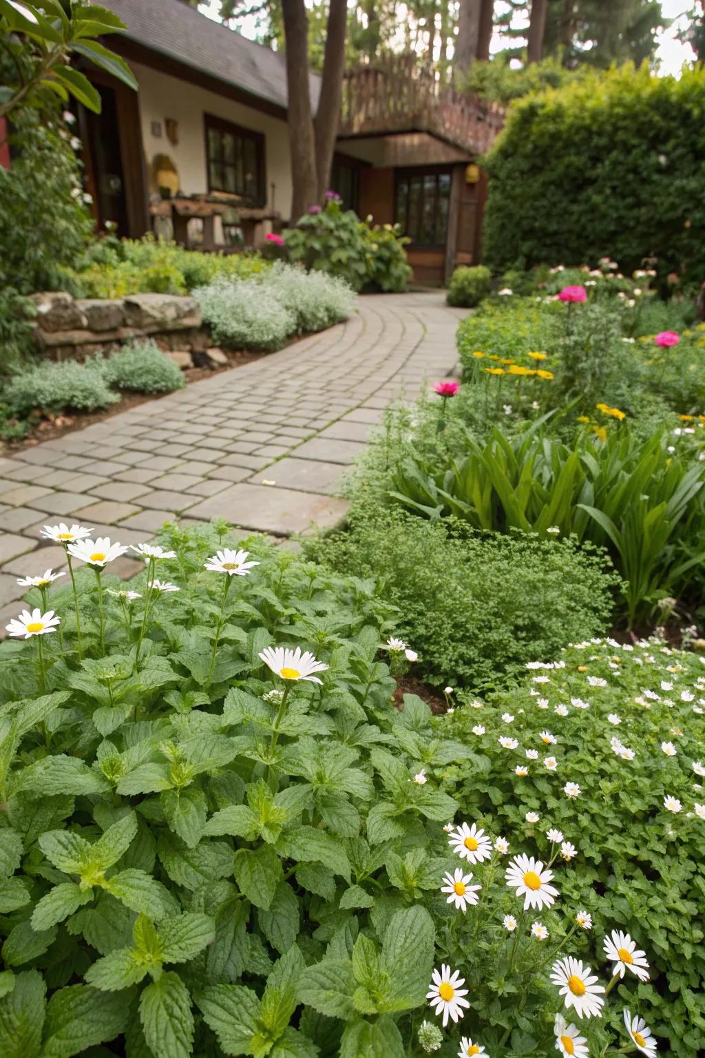 Herbaceous ground covers add fragrance and charm to your garden.