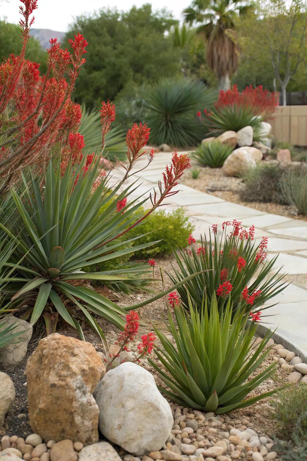 A water-wise garden that thrives in dry conditions.