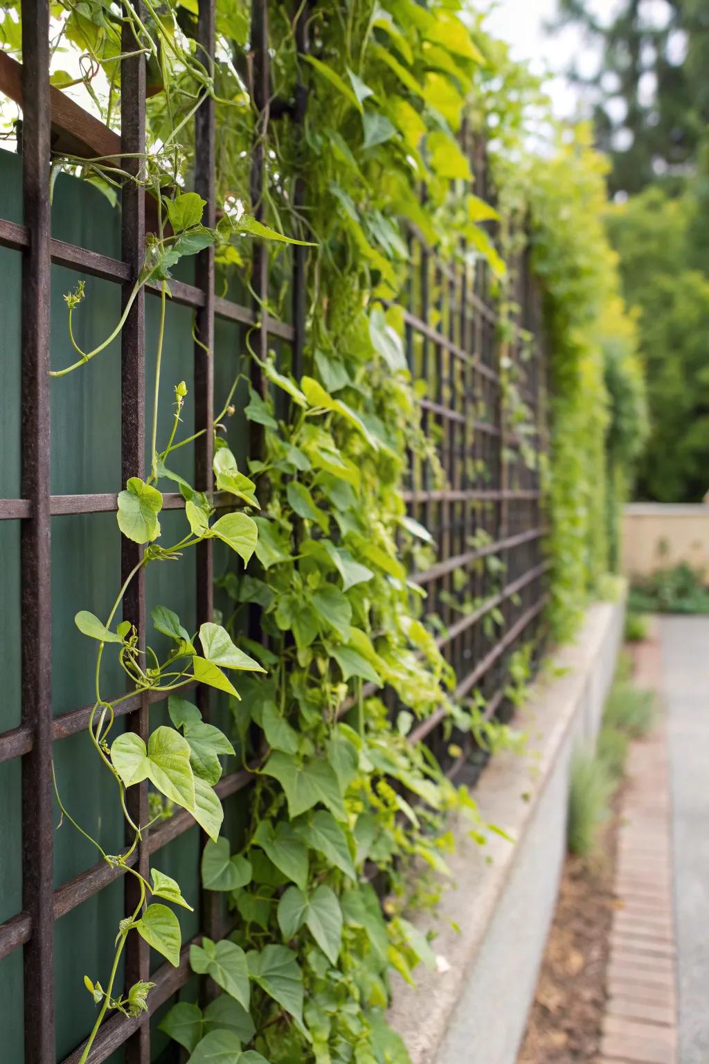 Vertical gardens turn walls into lush green canvases.