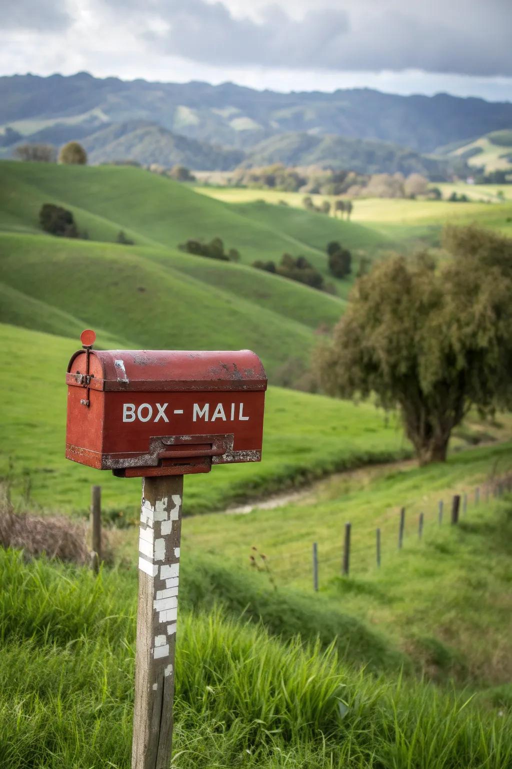 A toolbox mailbox that combines functionality with vintage style.