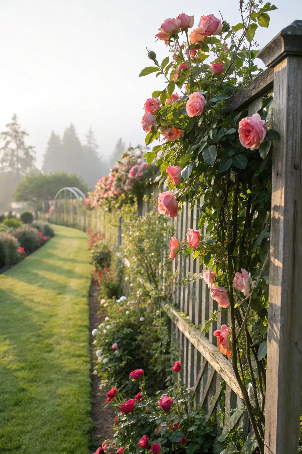 Reach for the sky with climbing plants.