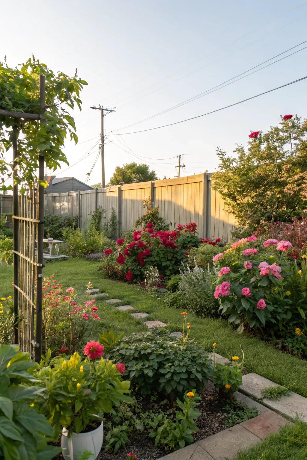 Enhance your space with lush greenery and colorful blooms.