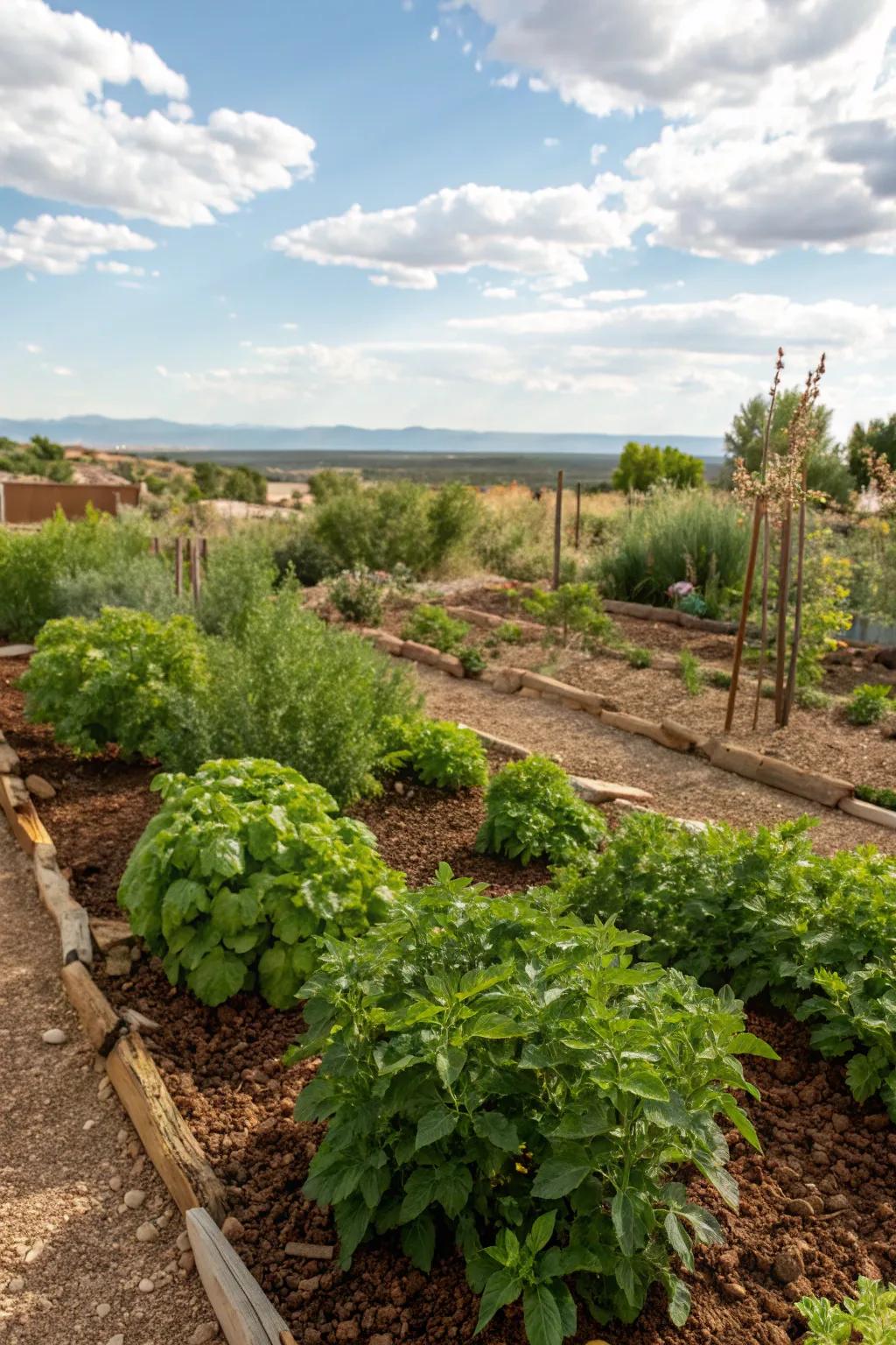 Preserve moisture with eco-friendly mulching.