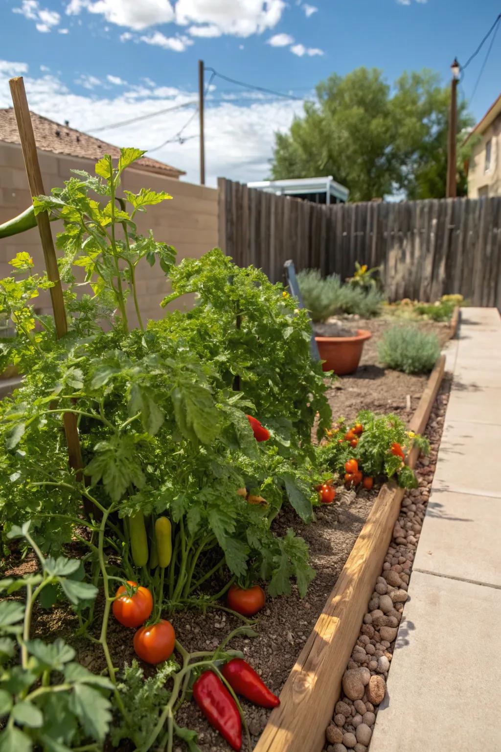 Spice up your space with a salsa garden.