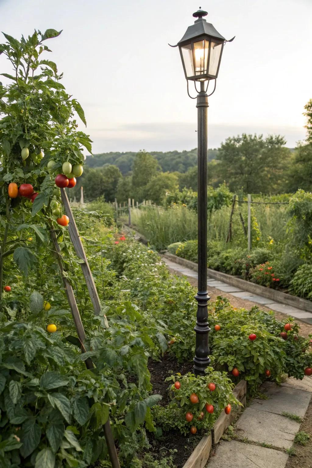 Edible gardens offer fresh produce and beauty.