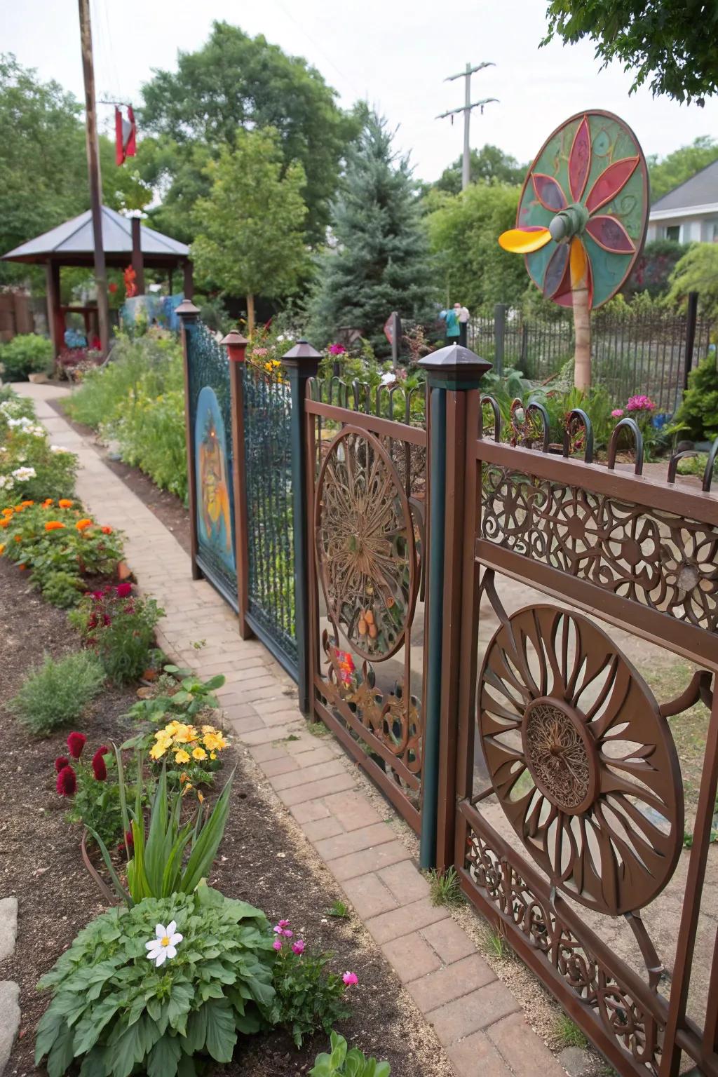 Turn your fence into a work of art with custom designs.