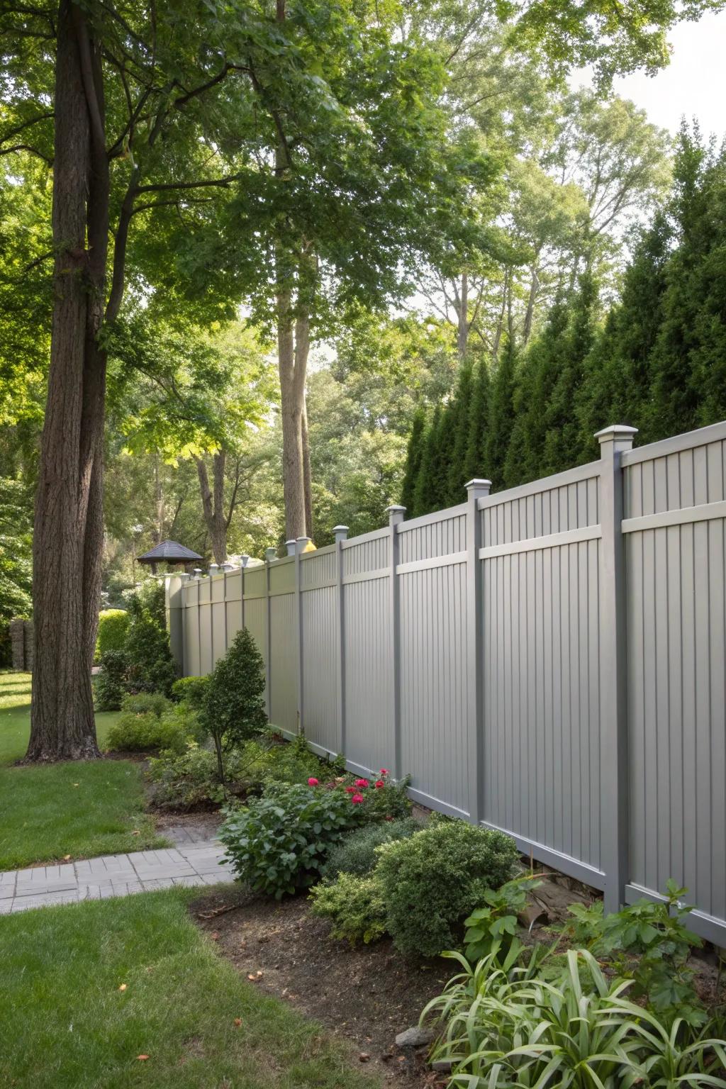 Enjoy your privacy with an elegant aluminum fence that shields your sanctuary.