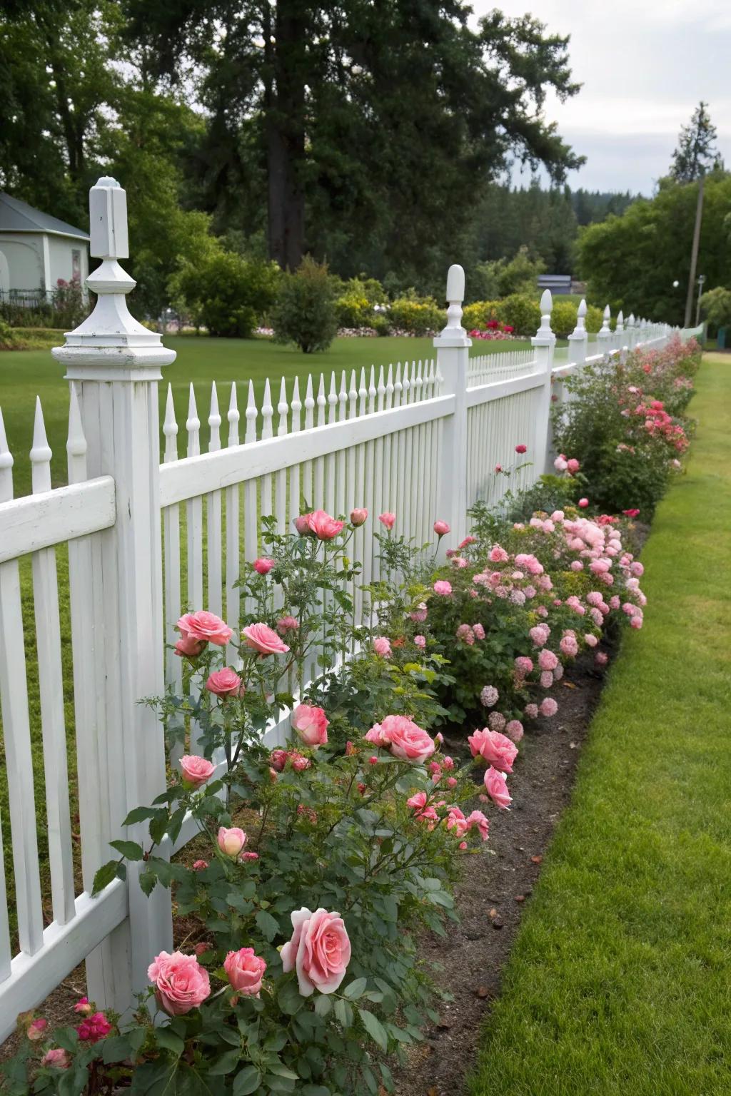 Capture the timeless charm of a classic picket fence with modern aluminum.